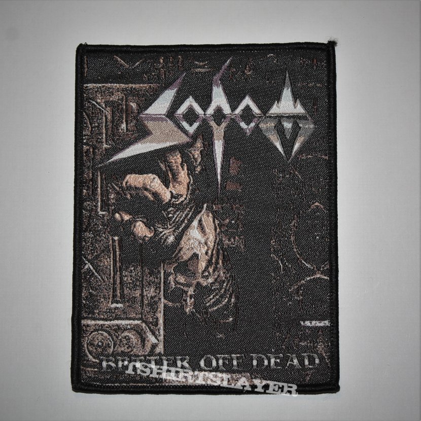 Sodom - Better Off Dead Woven patch