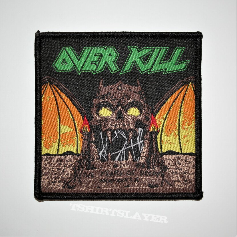 Overkill - The Years of Decay (Woven patch)