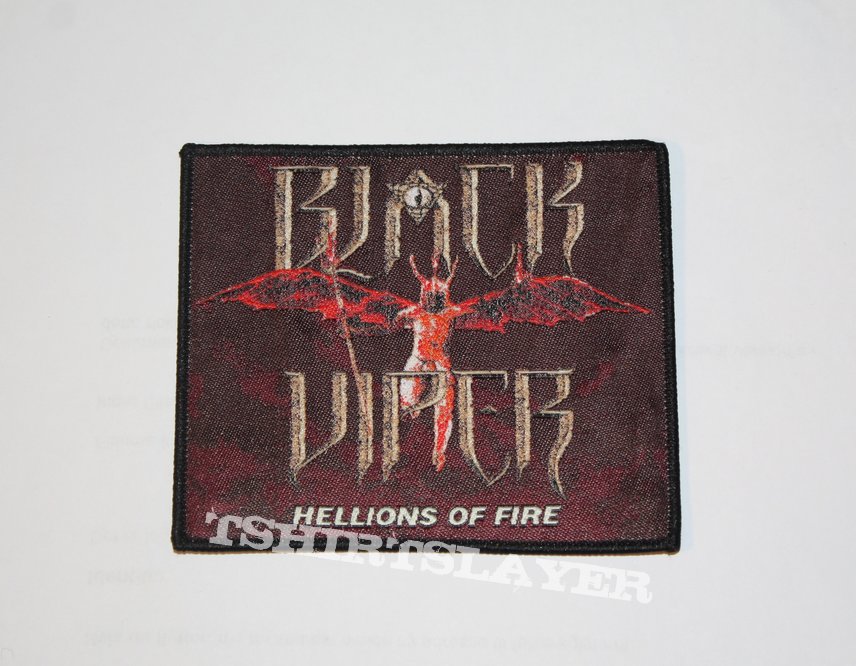 Black Viper - Hellions of Fire Woven patch