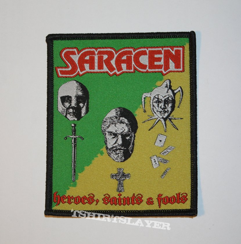 Saracen - Heroes, Saints &amp; Fools	Woven patch