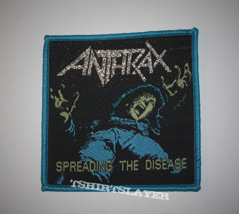 Anthrax - Spreading the Disease Woven patch
