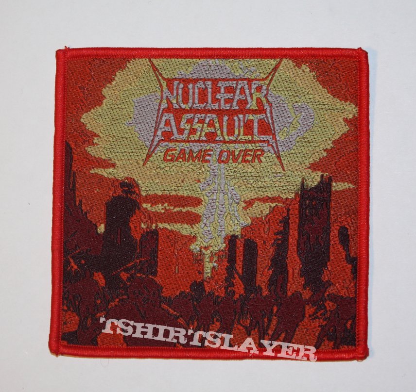 Nuclear Assault - Game Over Woven patch