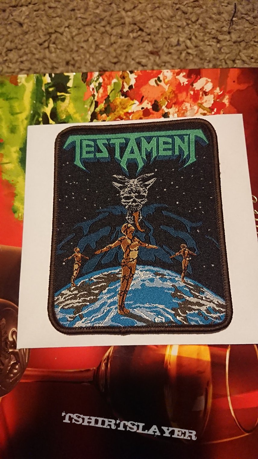 Testament -  Dark Roots Of Thrash Woven patch