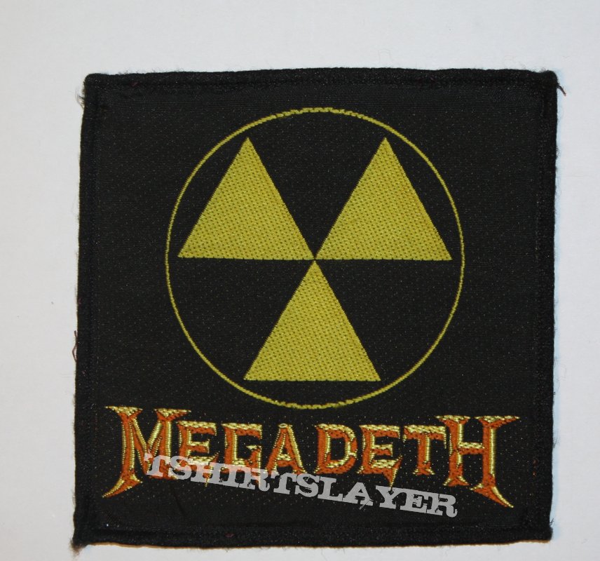 Megadeth  - Radiation Woven patch