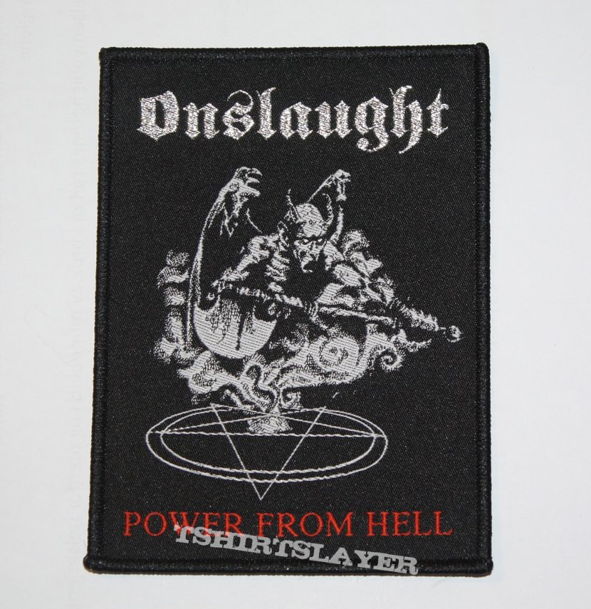 Onslaught - Power from Hell Woven patch