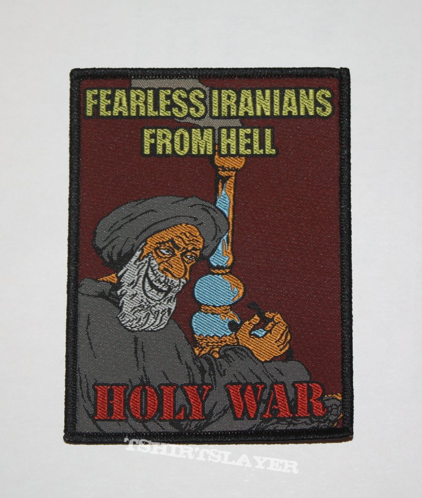  Fearless Iranians from Hell - Holy War Woven patch