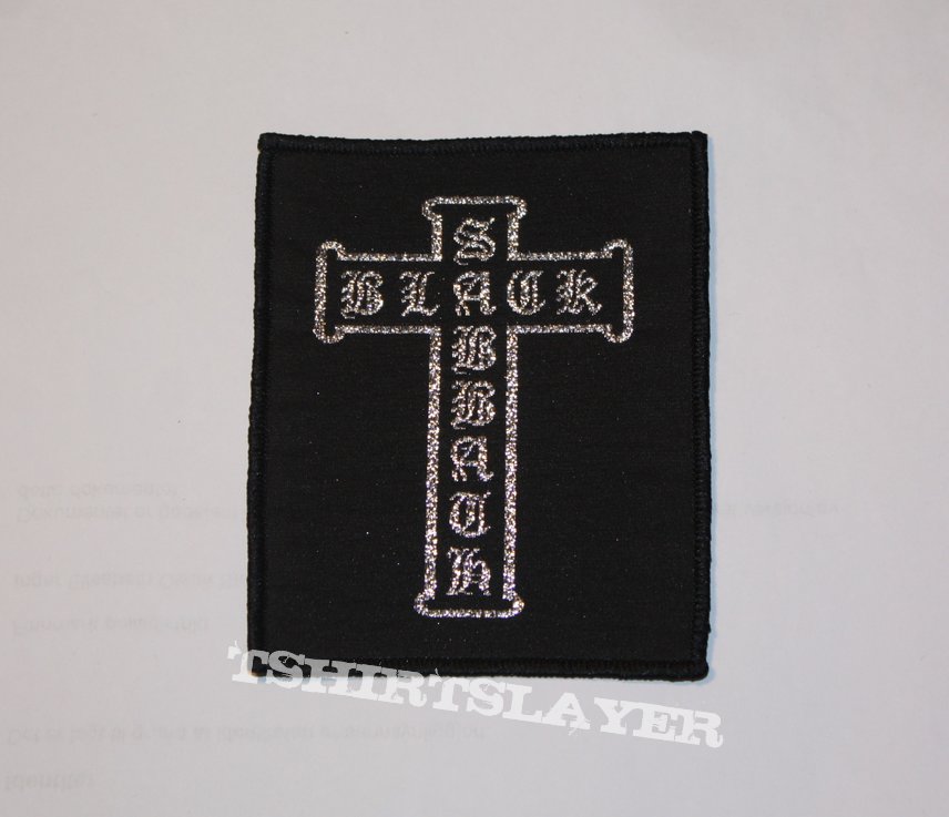 Black Sabbath - Cross logo woven patch