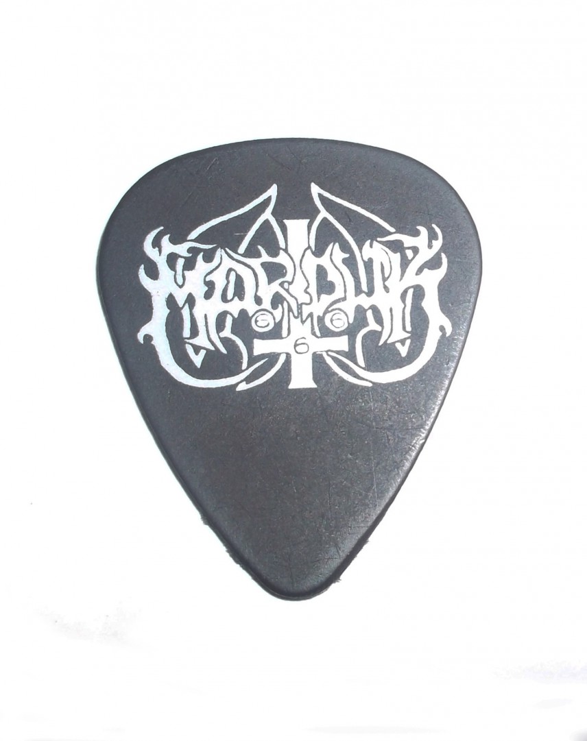 Marduk - Morgan "Evil" Håkansson's guitar pick | TShirtSlayer TShirt and  BattleJacket Gallery