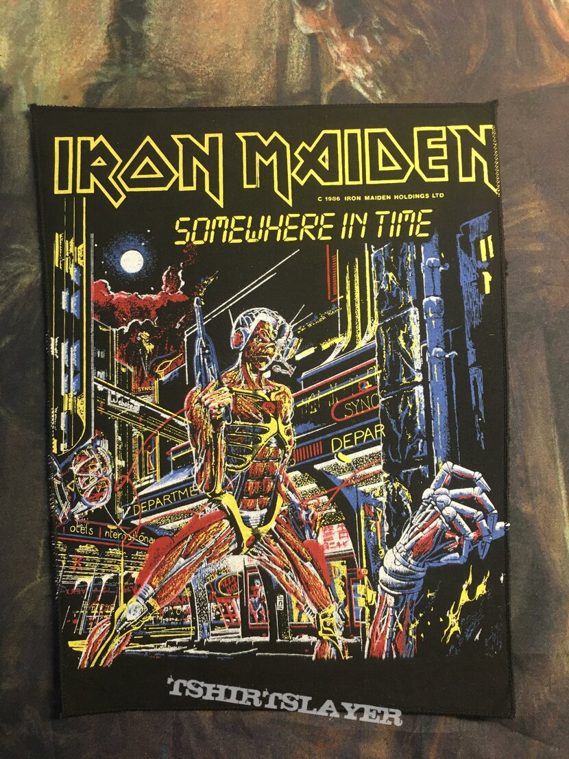 Iron Maiden - Somewhere In Time Back Patch