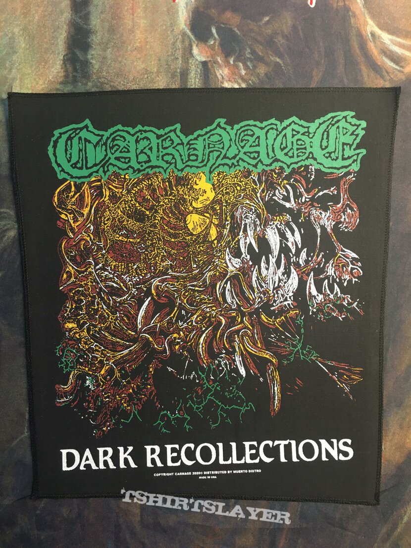 Carnage - Dark Recollections Back Patch 