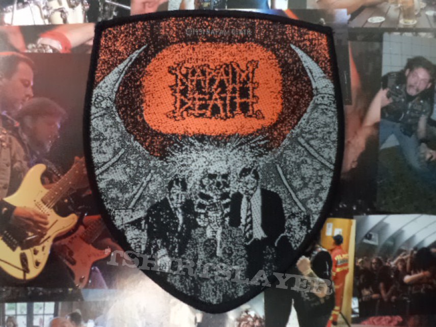 Patch - Napalm Death &quot;Scum&quot; Shield woven patch