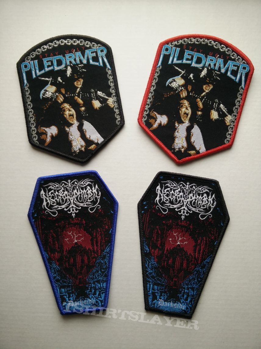 Piledriver, Necrophobic woven patch