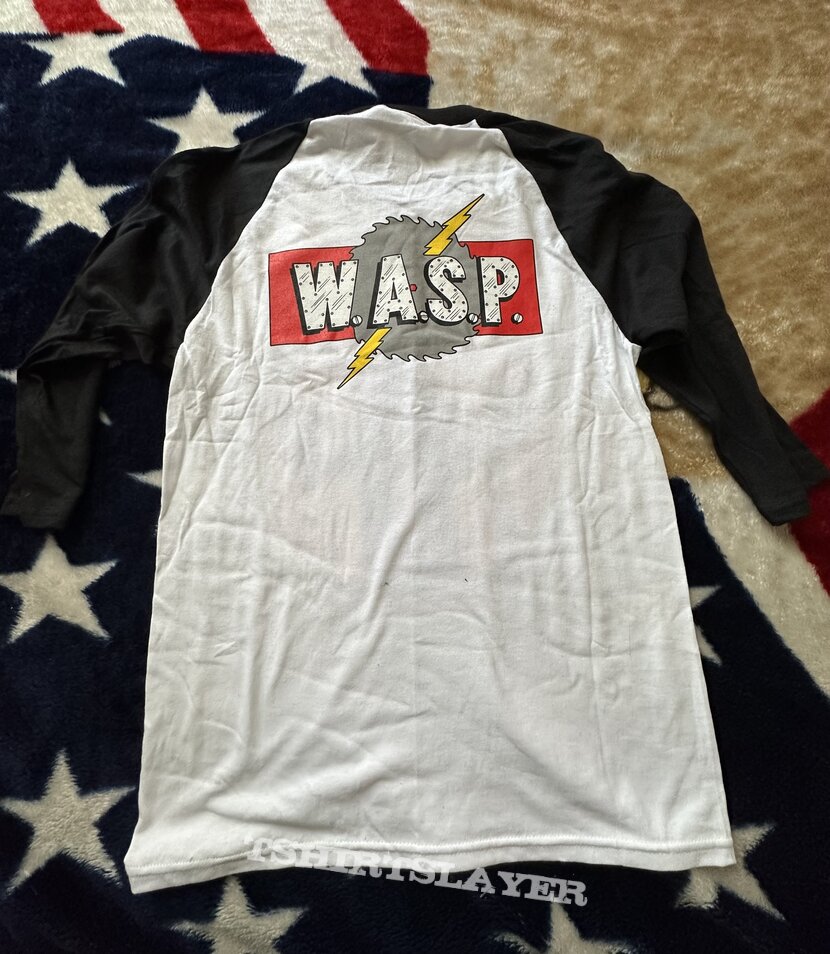 W.A.S.P. &quot;Blackie Lawless” Sleeve Raglan Shirt