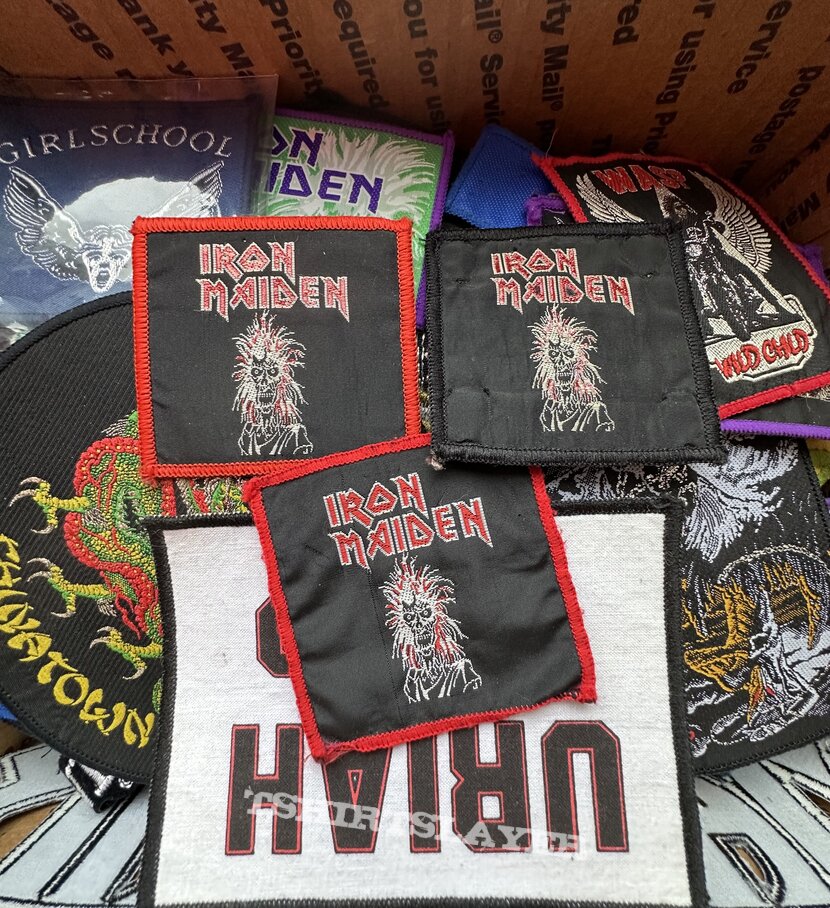 Og Vtg Iron Maiden “ Three versions”