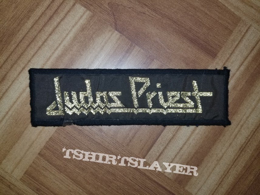 Judas Priest Gold stripe Patch 