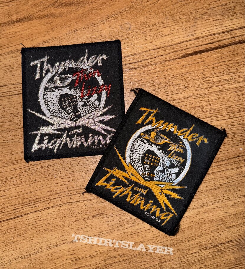 Og Vtg Thin Lizzy “Thunder and Lightning tour 83”