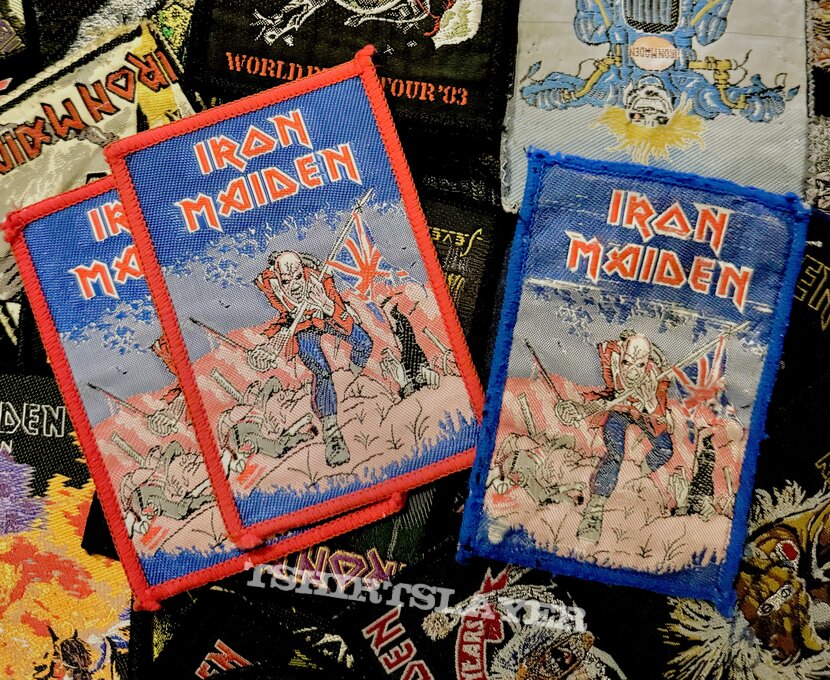 Vtg Iron Maiden “The Trooper” two versions 