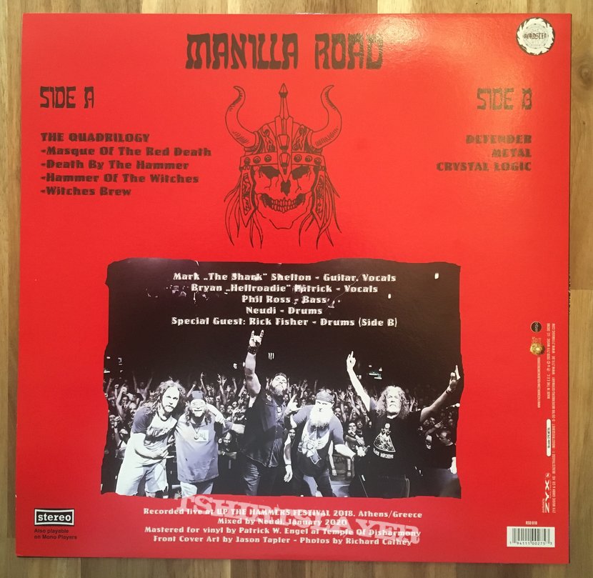 Manilla Road Up the Hammers 2018