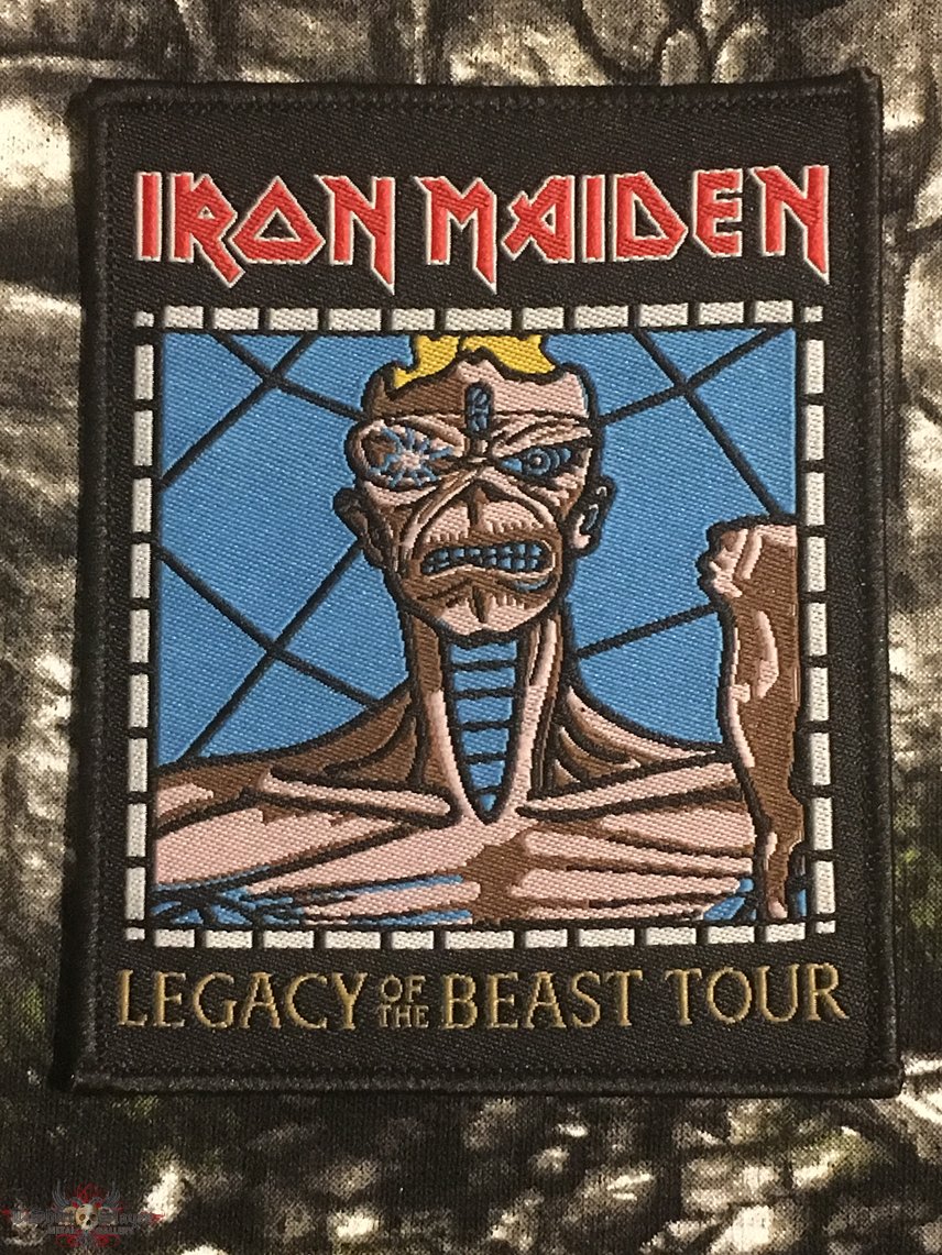 Iron Maiden Legacy of the Beast Tour Patches