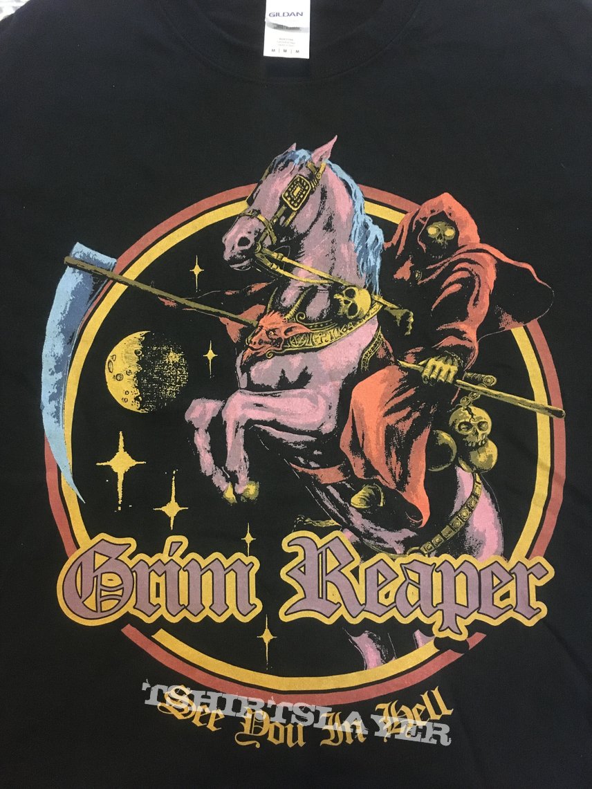 Grim Reaper - See You In Hell Shirt | TShirtSlayer TShirt and BattleJacket  Gallery