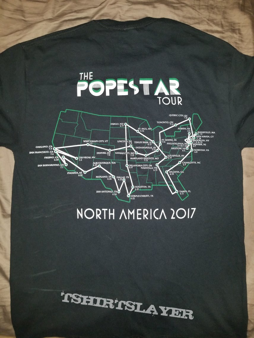 Ghost Popestar Tour 2017 Popera Shirt