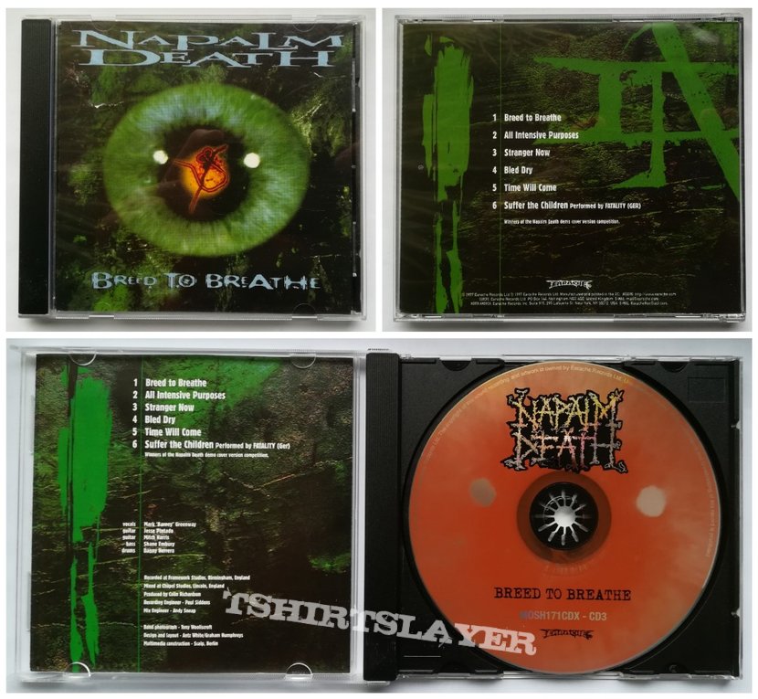 Napalm Death - Breed To Breathe 2011 (CD) 