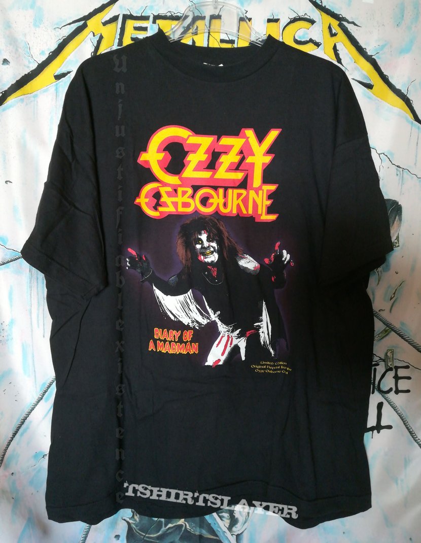 Ozzy Osbourne - Diary Of A Madman T-shirt | TShirtSlayer TShirt and ...