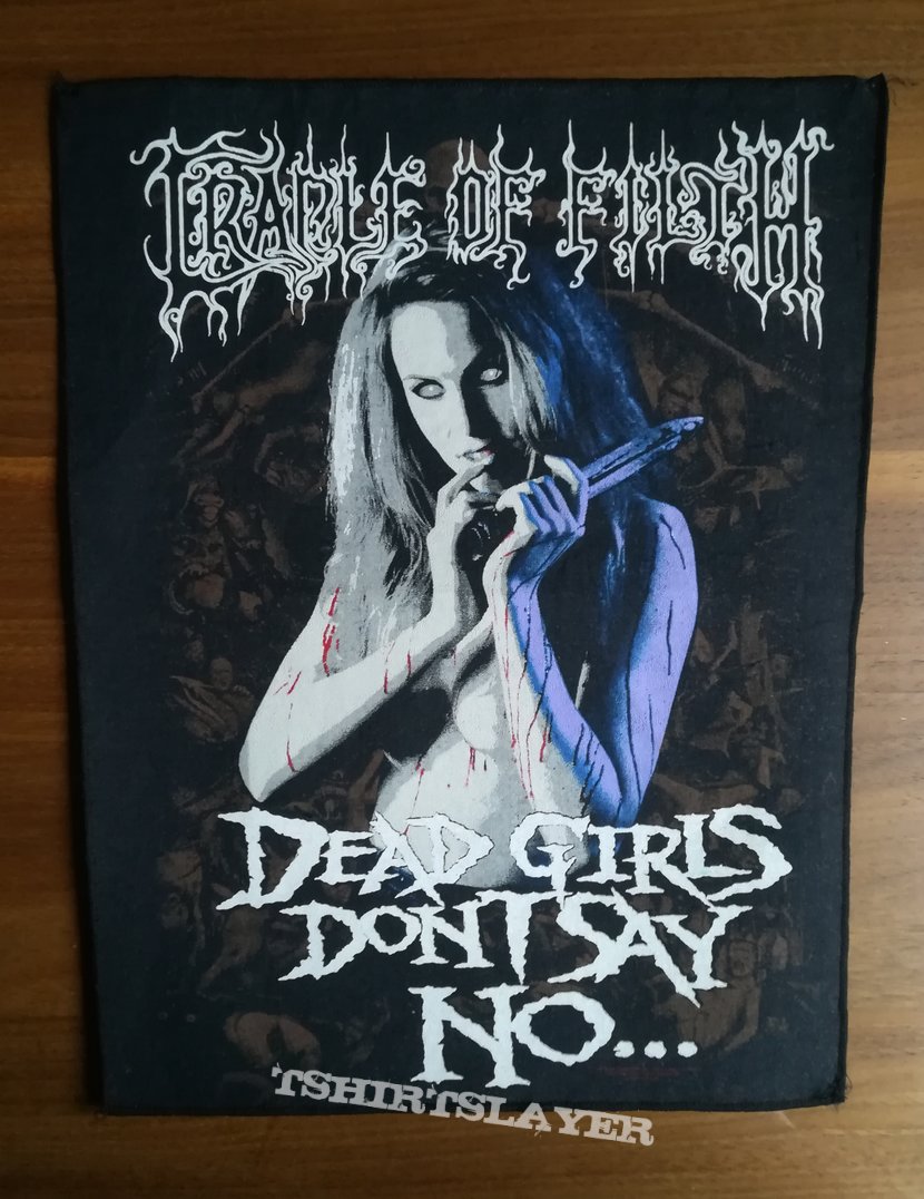 Cradle Of Filth - Dead Girls Don&#039;t Say No Backpatch 