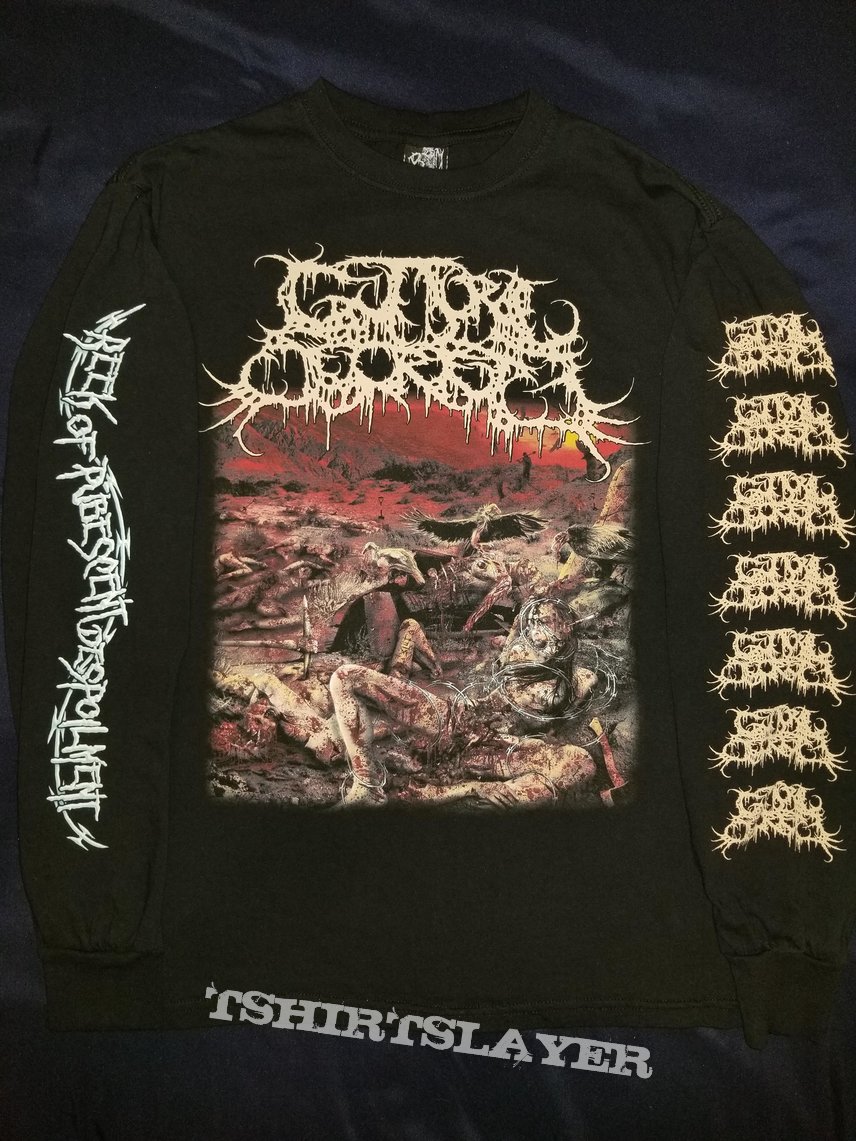 Guttural Secrete Reek of Pubescent Despoilment Long Sleeve T-Shirt