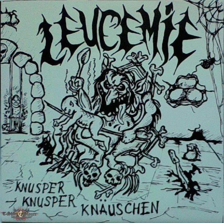 NECROPHILIACS / LEUCEMIE - Beyond the Darkness / Knusper Knusper Knäuschen (7&quot; split EP)