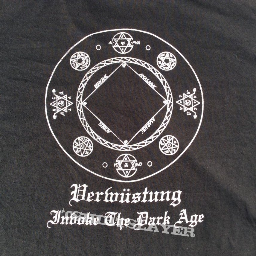 Vtg.1995 Abigor - Verwüstung / Invoke the Dark Age Long Sleeve T shirt
