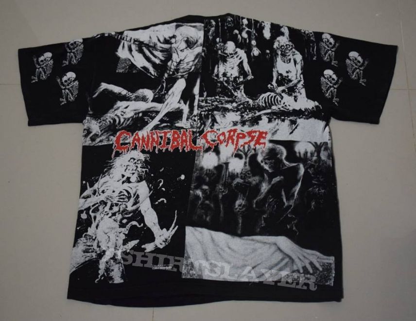 Cannibal Corpse 1993 all overprint TShirt 