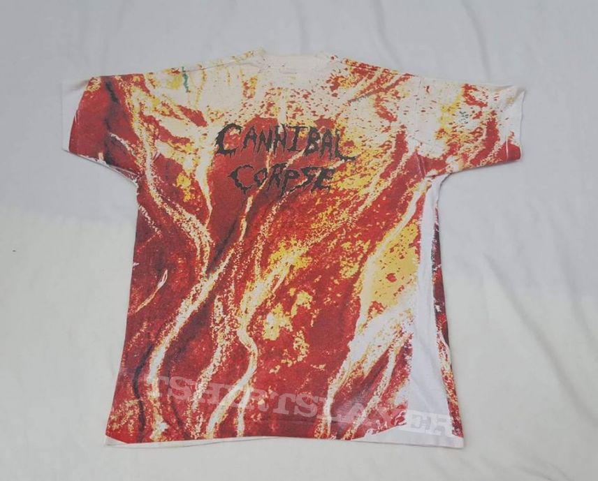 Cannibal Corpse 1994 The bleeding all overprint TShirt 