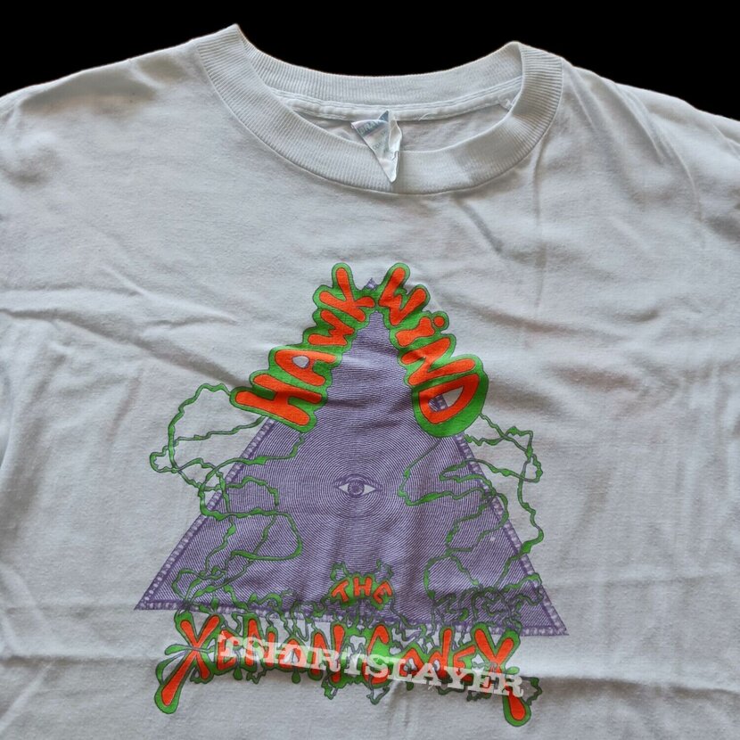 Vintage  Hawkwind The Xenon Codex Tour 1989 T-Shirt