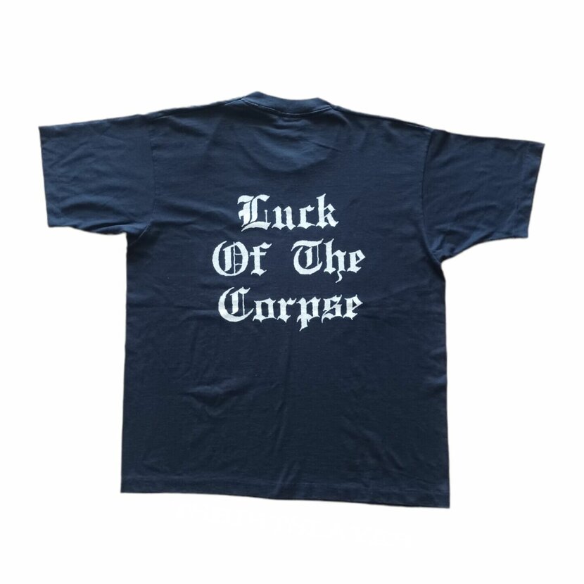 Vtg. 1991 Deceased Promo 1st Full-length​ Album &quot;Luck of Corpse&quot; by Relapse​ Records​ LS Shirt.