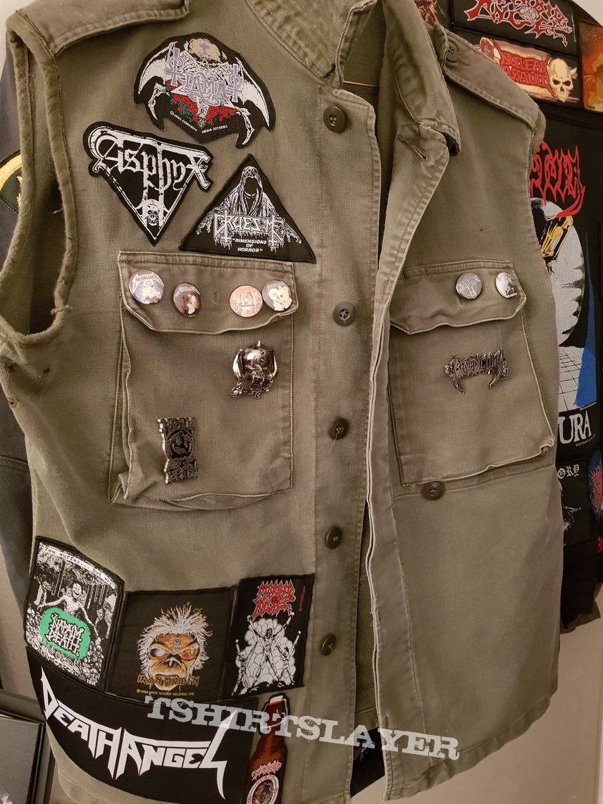 S.O.D. Battle Jacket in progress 