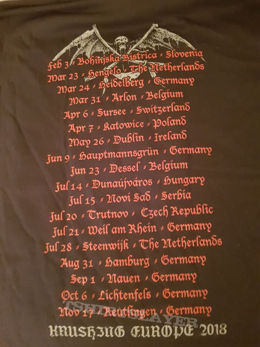 Asphyx Tour Shirt Europe 2018