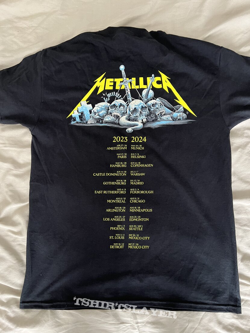 Metallica Shirt Metallica Band Thrash Metal Tour 2023 2024 Shirt
