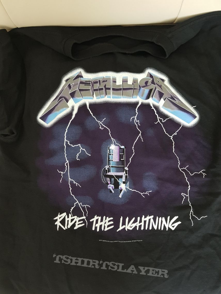 Metallica Ride The Lightning 2015 Shirt