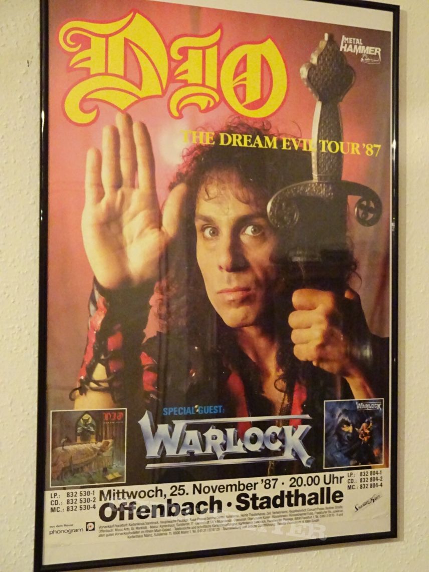 Dio &quot;The dream evil Tour ´87&quot; Germany (Poster)