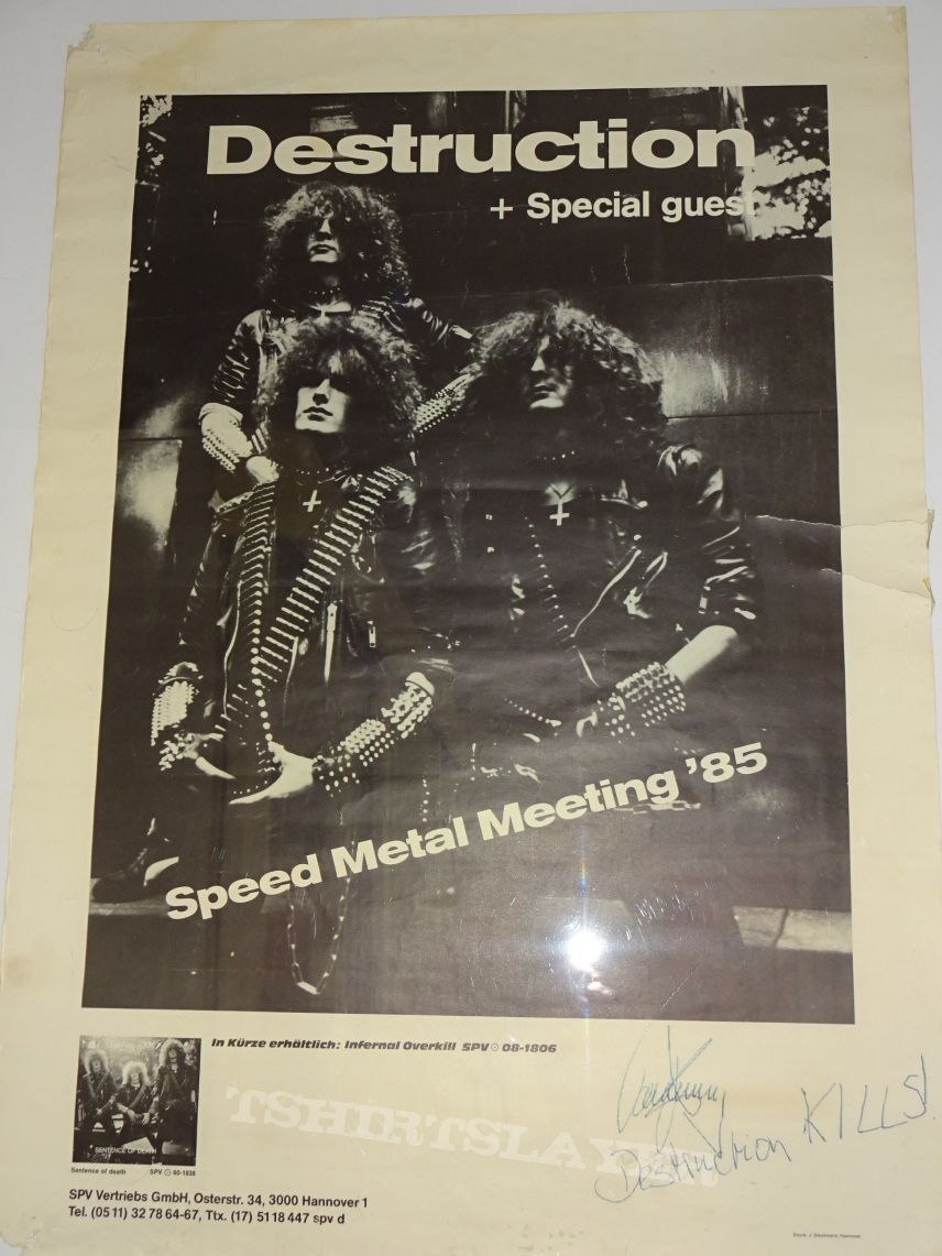 DESTRUCTION &quot;Speed Metal Meeting ´85&quot; (Poster)