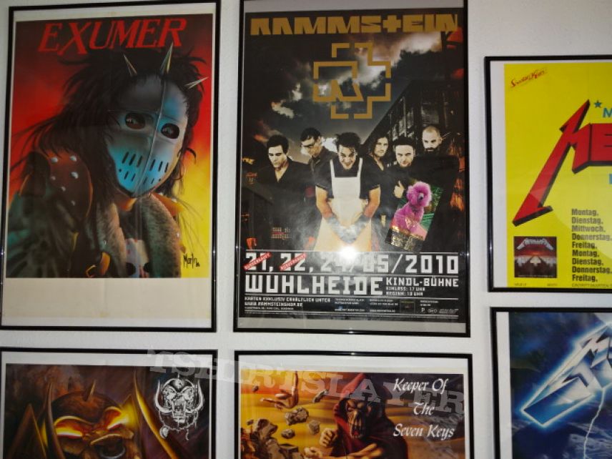 Rammstein &quot;Berlin - Wuhlheide 2010&quot; concert poster &amp; ticket