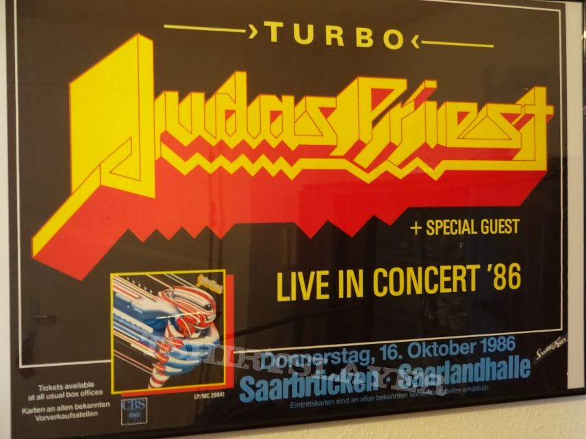 Judas Priest &quot;Turbo - Live in concert ´86&quot; Germany (Poster)