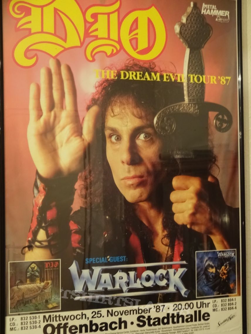 Dio &quot;The dream evil Tour ´87&quot; Germany (Poster)