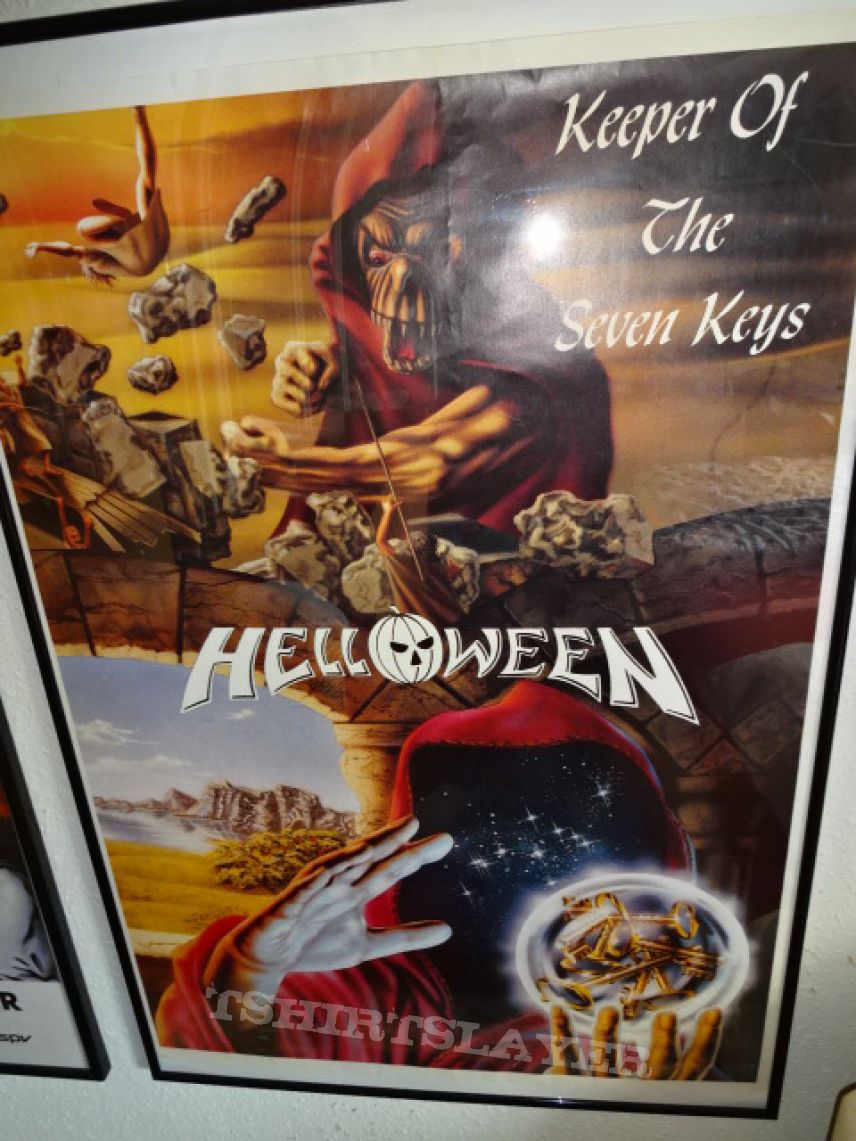 Helloween &quot;Walls of Jericho &amp; Keepers ...&quot; Poster 1987