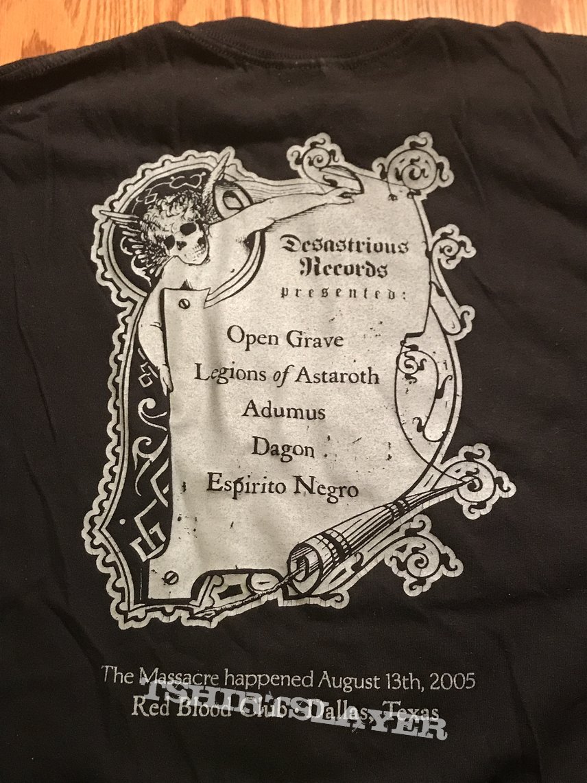 Open Grave - Jesus Weeps / Texas Tour shirt