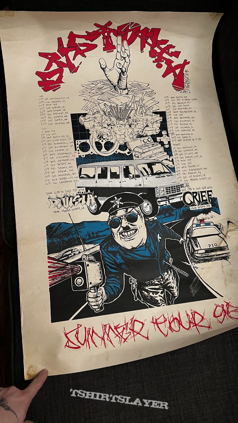 Dystopia 96 tour poster