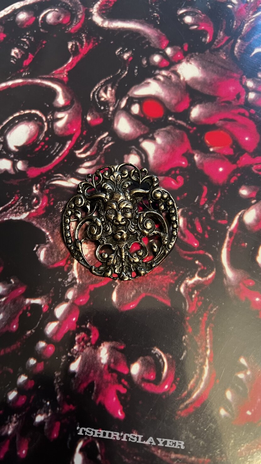 Deicide Sterling silver brooch, from Brian Hoffman