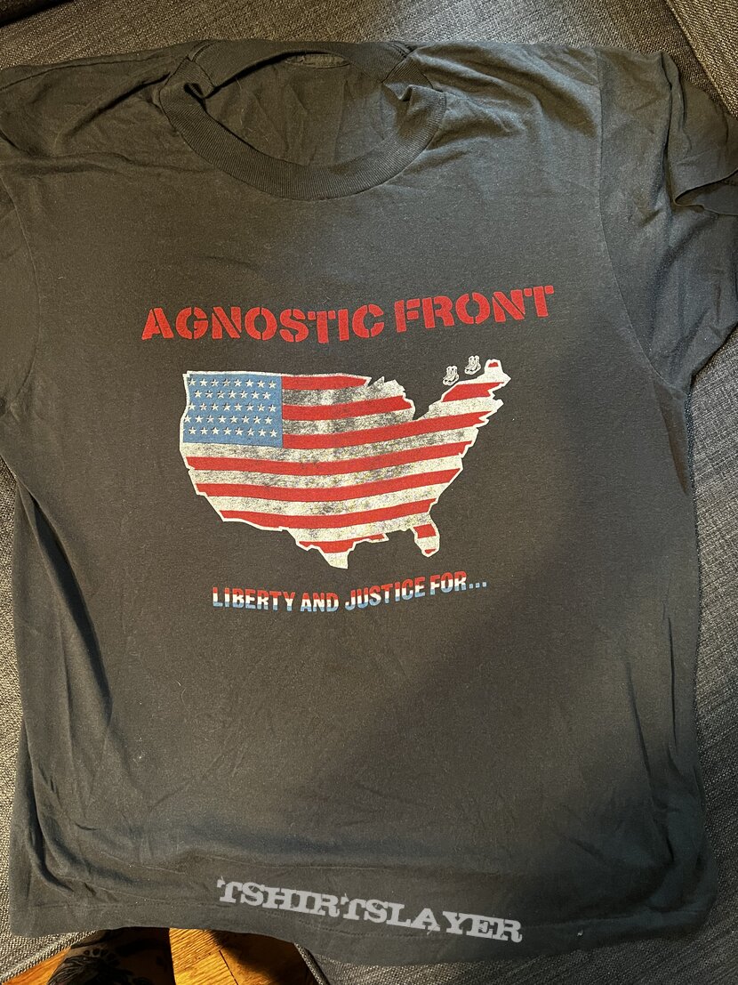Agnostic Front Liberty and justice for… tour tee