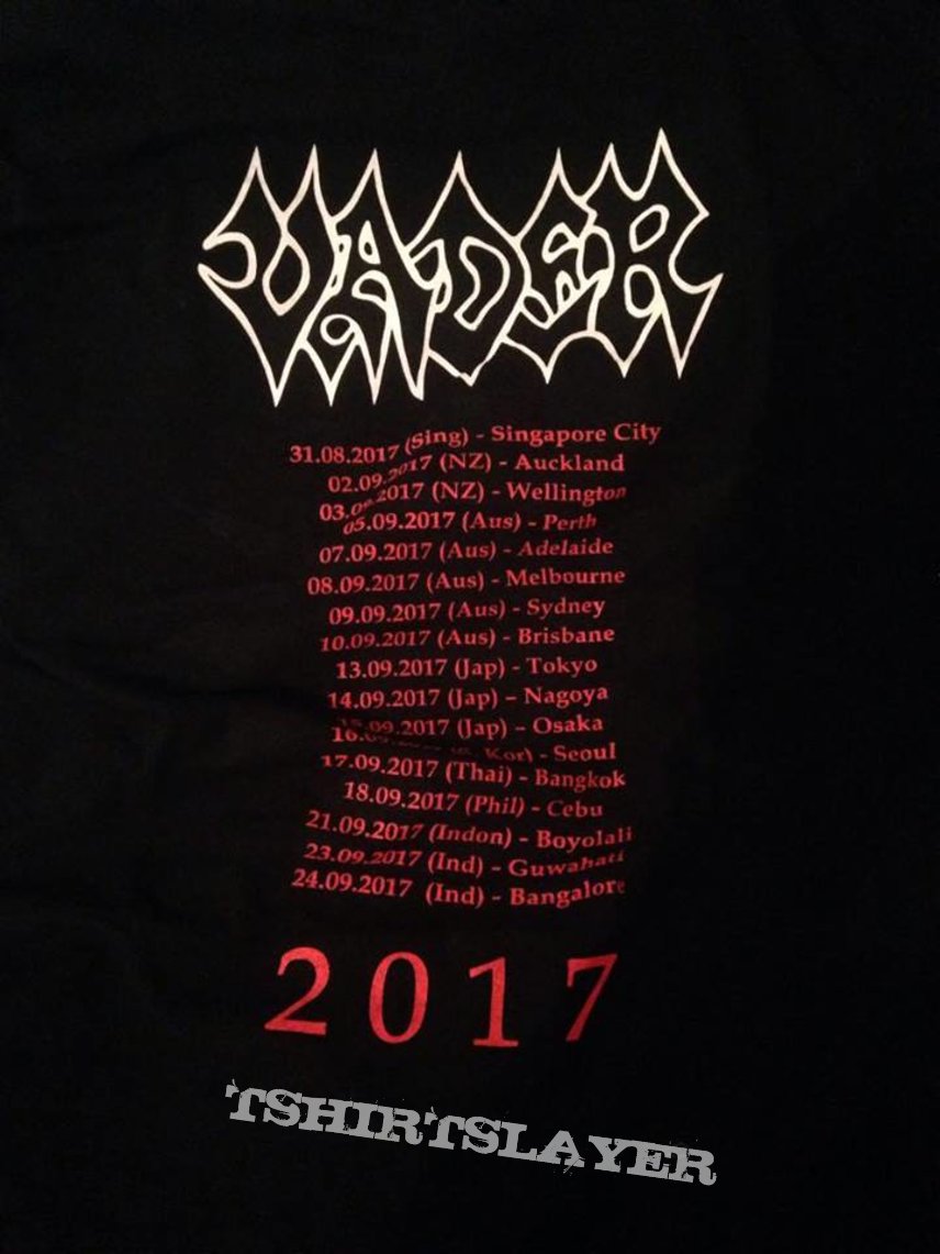 Vader 2017 Australian tour